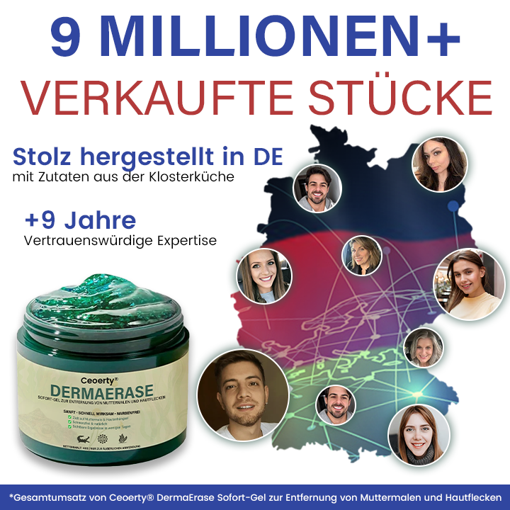 Ceoerty® DermaErase Sofort-Gel zur Entfernung von Muttermalen und Hautflecken