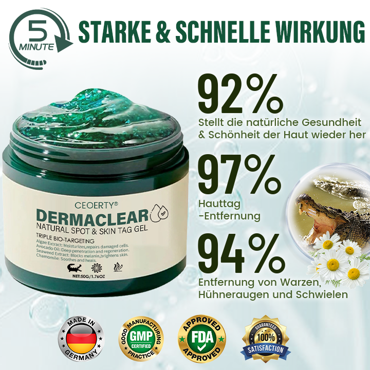 Ceoerty® DermaErase Sofort-Gel zur Entfernung von Muttermalen und Hautflecken