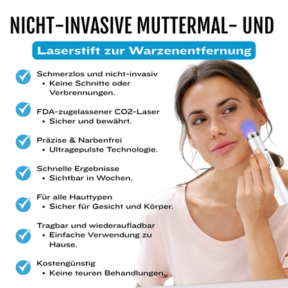 Bikenda® SpotlessDerm Molen- und Warzen-Laserstift