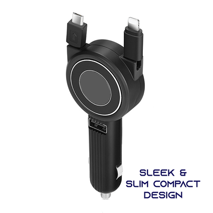3-in-1 Dual Car Charger