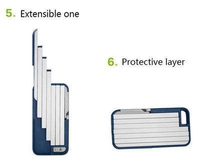 3 in 1 Aluminium Selfie Stick Case For iPhone